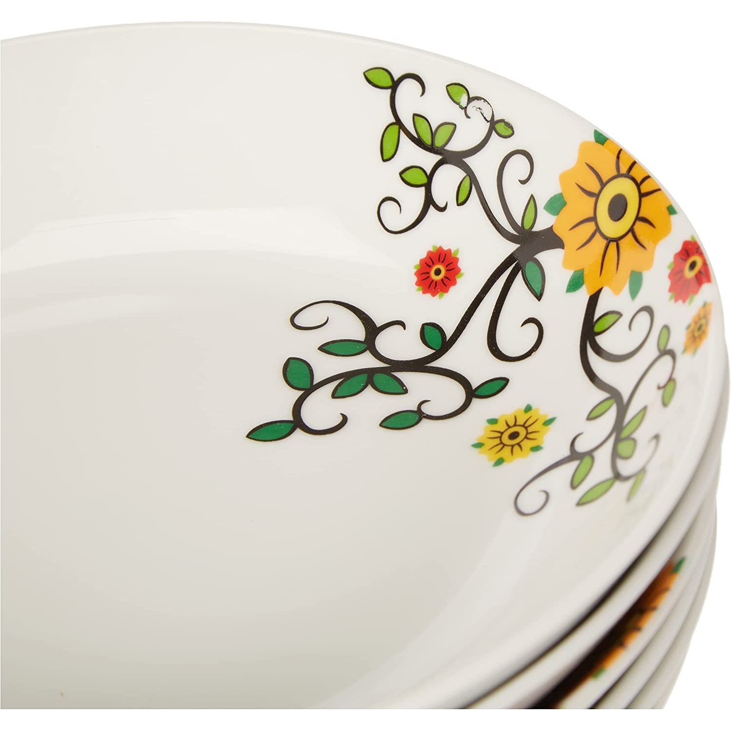 Acquista online Excelsa Servizio piatti Teschio Calavera porcellana decorata 18 pezzi Excelsa